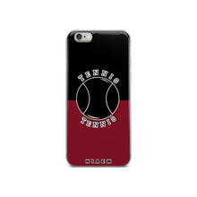 Load image into Gallery viewer, Tennis iPhone Case (Black &amp; Red 2)