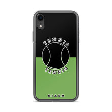 Load image into Gallery viewer, Tennis iPhone Case (Black &amp; Green)