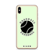 Load image into Gallery viewer, Baseball iPhone Case (Green 2)