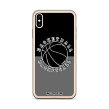 Load image into Gallery viewer, Basketball iPhone Case (Black &amp; Grey)