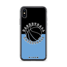 Load image into Gallery viewer, Basketball iPhone Case (Black &amp; Blue 1)