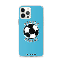 Load image into Gallery viewer, Soccer iPhone Case (Blue 7)