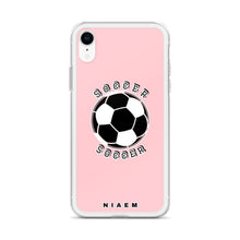 Load image into Gallery viewer, Soccer iPhone Case (Pink 3)
