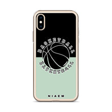 Load image into Gallery viewer, Basketball iPhone Case (Black &amp; Green 5)