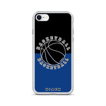 Load image into Gallery viewer, Basketball iPhone Case (Black &amp; Blue 2)
