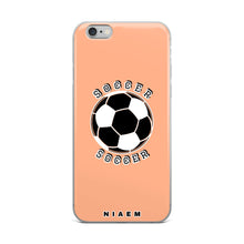 Load image into Gallery viewer, Soccer iPhone Case (Orange 2)