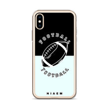 Load image into Gallery viewer, American Football iPhone Case (Black &amp; Blue 5)