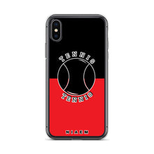 Load image into Gallery viewer, Tennis iPhone Case (Black &amp; Red 1)