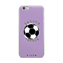 Load image into Gallery viewer, Soccer iPhone Case (Purple 2)