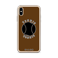 Load image into Gallery viewer, Tennis iPhone Case (Brown)