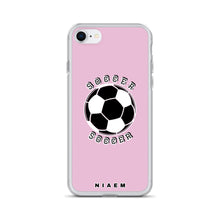 Load image into Gallery viewer, Soccer iPhone Case (Pink 4)
