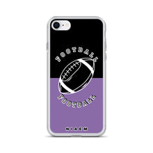Load image into Gallery viewer, American Football iPhone Case (Black &amp; Purple 1)