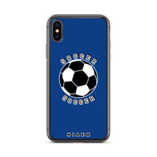 Load image into Gallery viewer, Soccer iPhone Case (Blue 2)