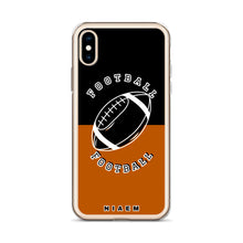 Load image into Gallery viewer, American Football iPhone Case (Black &amp; Brown 1)
