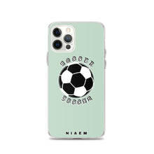 Load image into Gallery viewer, Soccer iPhone Case (Green 5)