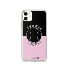 Load image into Gallery viewer, Tennis iPhone Case (Black &amp; Pink 4)