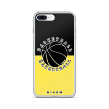 Load image into Gallery viewer, Basketball iPhone Case (Black &amp; Yellow 1)
