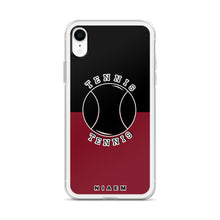 Load image into Gallery viewer, Tennis iPhone Case (Black &amp; Red 2)
