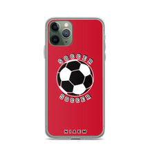 Load image into Gallery viewer, Soccer iPhone Case (Red)