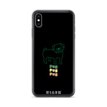 Load image into Gallery viewer, Green Pug iPhone Case