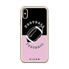 Load image into Gallery viewer, American Football iPhone Case (Black &amp; Pink 4)