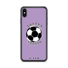 Load image into Gallery viewer, Soccer iPhone Case (Purple 2)