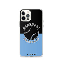 Load image into Gallery viewer, Baseball iPhone Case (Black &amp; Blue 1)