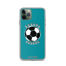 Load image into Gallery viewer, Soccer iPhone Case (Blue 3)