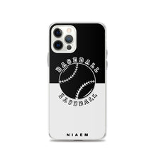 Load image into Gallery viewer, Baseball iPhone Case (Black &amp; Grey 3)