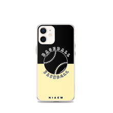 Load image into Gallery viewer, Baseball iPhone Case (Black &amp; Yellow 2)