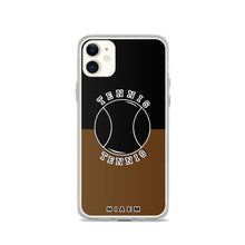 Load image into Gallery viewer, Tennis iPhone Case (Black &amp; Brown)