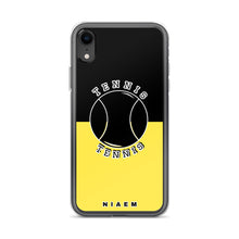 Load image into Gallery viewer, Tennis iPhone Case (Black &amp; Yellow 1)