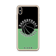 Load image into Gallery viewer, Basketball iPhone Case (Black &amp; Green 4)