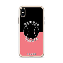 Load image into Gallery viewer, Tennis iPhone Case (Black &amp; Pink 2)