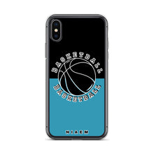 Load image into Gallery viewer, Basketball iPhone Case (Black &amp; Blue)