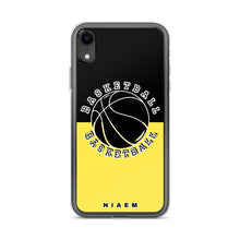 Load image into Gallery viewer, Basketball iPhone Case (Black &amp; Yellow 1)