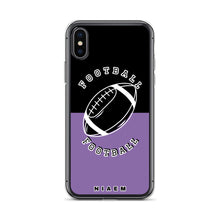 Load image into Gallery viewer, American Football iPhone Case (Black &amp; Purple 1)