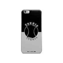 Load image into Gallery viewer, Tennis iPhone Case (Black &amp; Grey 2)