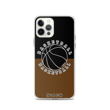 Load image into Gallery viewer, Basketball iPhone Case (Black &amp; Brown)