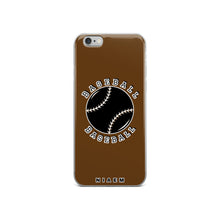 Load image into Gallery viewer, Baseball iPhone Case (Brown)