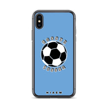 Load image into Gallery viewer, Soccer iPhone Case (Blue 1)