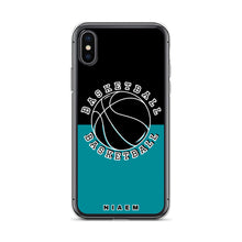 Load image into Gallery viewer, Basketball iPhone Case (Black &amp; Blue 3)