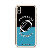 Load image into Gallery viewer, American Football iPhone Case (Black &amp; Blue)