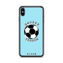 Load image into Gallery viewer, Soccer iPhone Case (Blue 6)