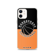 Load image into Gallery viewer, Basketball iPhone Case (Black &amp; Orange 1)