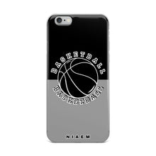 Load image into Gallery viewer, Basketball iPhone Case (Black &amp; Grey 1)