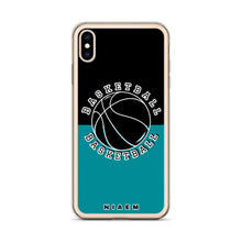 Load image into Gallery viewer, Basketball iPhone Case (Black &amp; Blue 3)