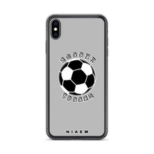 Load image into Gallery viewer, Soccer iPhone Case (Grey 2)