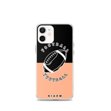 Load image into Gallery viewer, American Football iPhone Case (Black &amp; Orange 2)