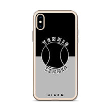 Load image into Gallery viewer, Tennis iPhone Case (Black &amp; Grey 2)